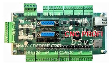 CNC Steuerung - Profi D5 Mill - für 4 Achsen - LAN-Verbindung mit PC  Software